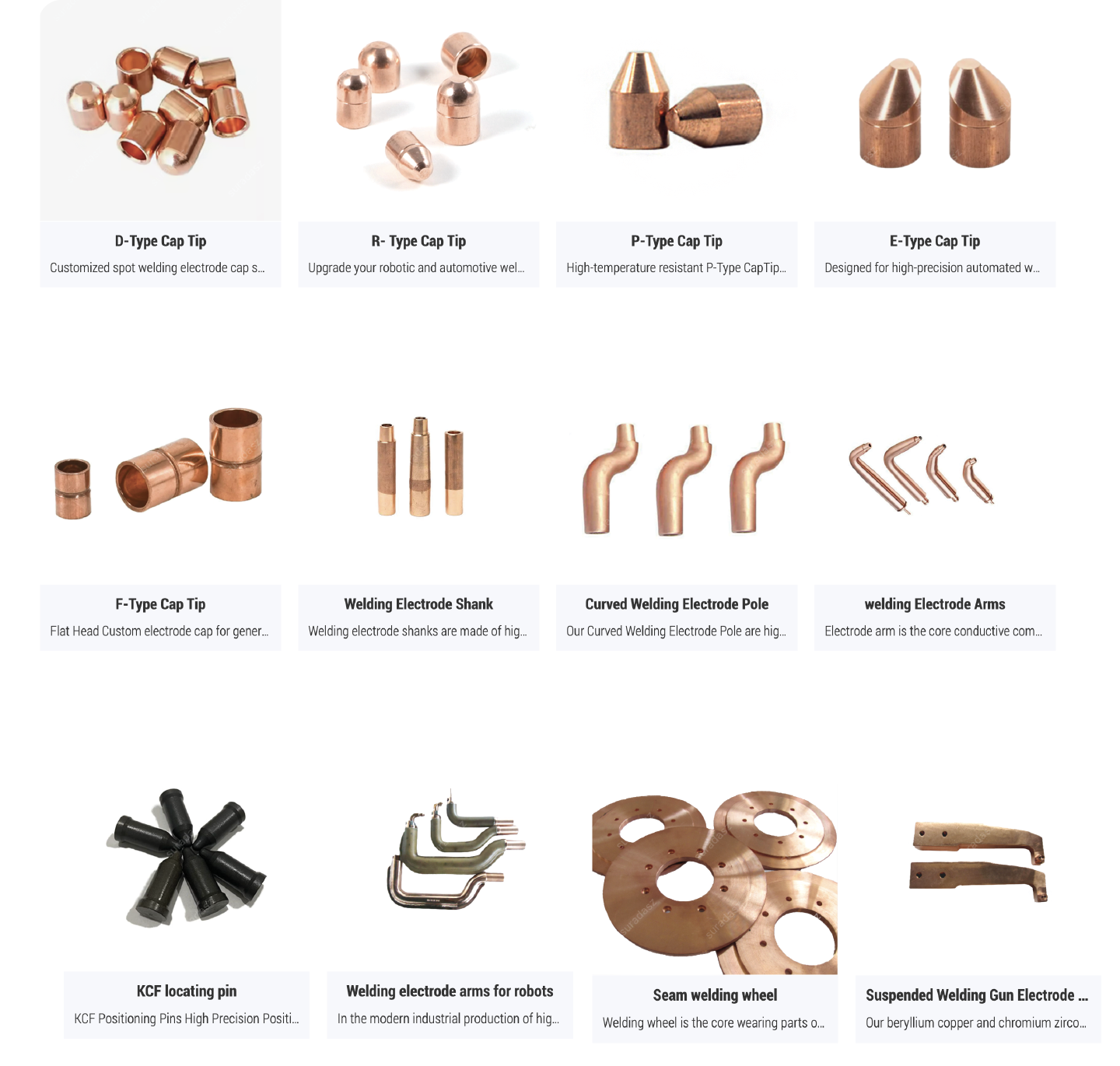 Standard and Customised Welding Materials
