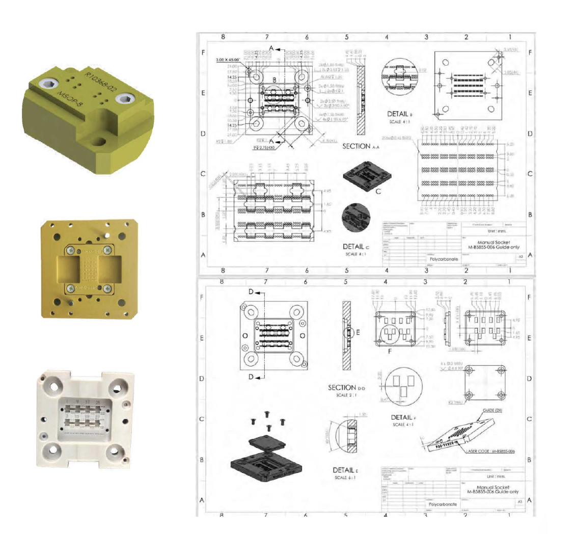Manual Socket Drawing and Design