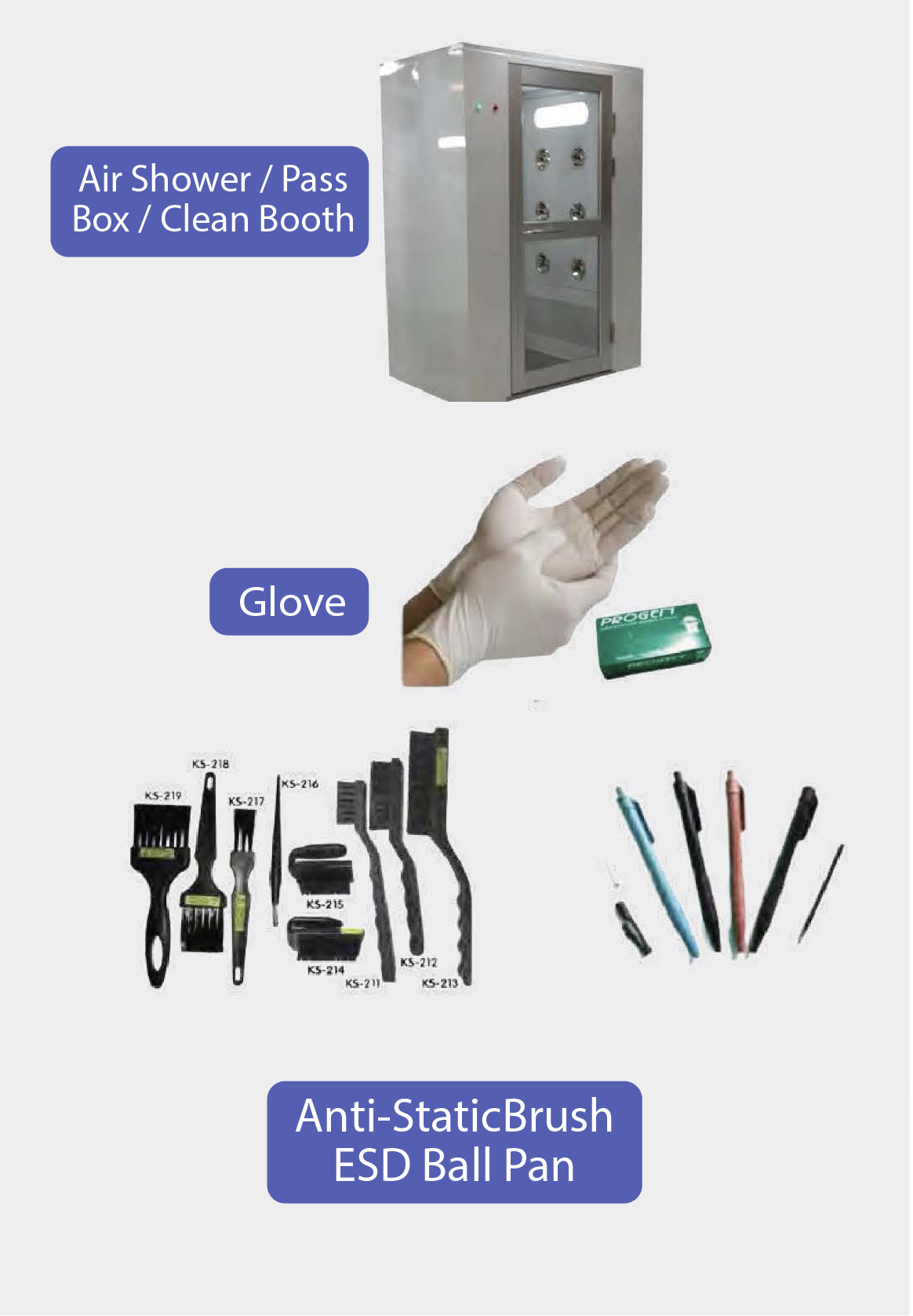 Cleanroom and ESD Products